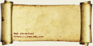 Žaklina Garabinović vizit kartica